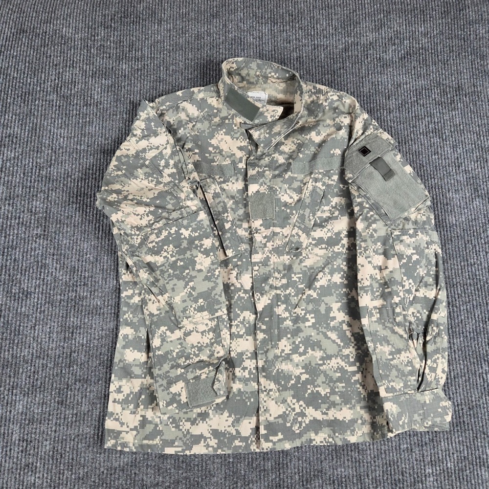 US Army Combat Uniform ACU Digital Camo Jacket Medium Regular‎ NSN 8415015198510